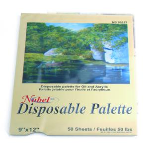Square Disposable Palette Acrylic Artist Paint Pad 12 X 16'' / 9 X 12' Size