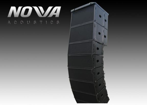 Double 10" Line Array Column Speaker Pro Audio for Club , 300x800x445mm
