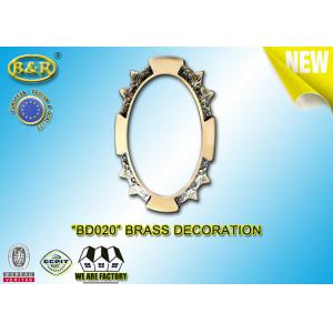 China Ref .BD020 Brass Decoration Metal Tombstone Frame Material Copper Alloy supplier