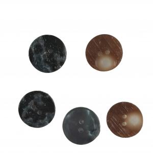 Natural Pattern Shell Natural Material Buttons Two Hole 0.2g For Knitting Sewing And Handiwork