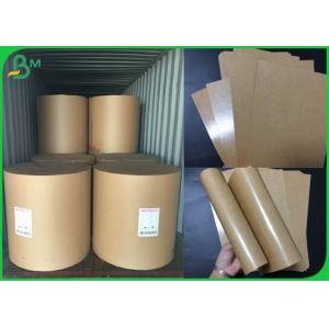 Food Grade Poly Coated Kraft Paper Roll 300gsm 350gsm To Food Tray Making
