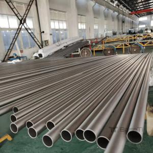 China GR7 Seamless Titanium Welded Pipe Tube GR12 6al 4v Titanium Tubing For Power Generation supplier