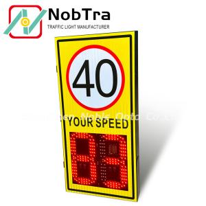 China Solar Powered LED Radar Speed Sign with Variable Speed Limit Detection wholesale