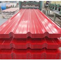 China Q195 Q235A 750mm Corrugated Galvanized Sheet Metal 4x8 Color Coated on sale