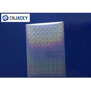 Clear Smart Card Material Overlay PVC Holographic Film For ID Cards / VIP Card