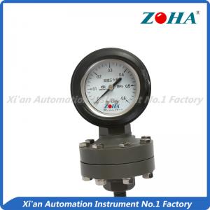 Full Plastic Diaphragm 100mm Pressure Gauge / Silicone Oil 3000 PSI Pressure Gauge