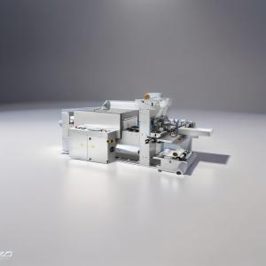 Fully automatic heat shrink packaging machine cuff type and precise wrapping solution online with turret rewind machine