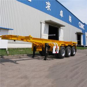 China CIMC 20 Ft Shipping Container Trailer With Tri Axle Chassis supplier