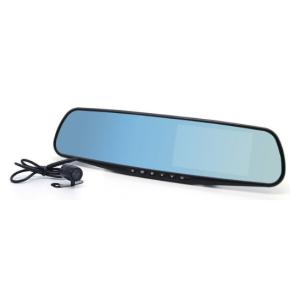 China Cámara del tablero de instrumentos del coche, coche DVR, video HD lleno 1080P, 4,3 del coche pulgada LCD con las cámaras duales supplier