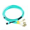 8 12 Core MPO MM OM3 OM4 Female to LC Fiber Optical Patch Cord