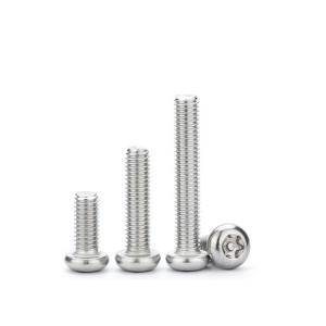 304 Stainless Steel Metric Measurement System Security Torx Anti-Theft Screws With Pin