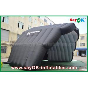 Go Outdoors Inflatable Tent 8m PVC Coat Inflatable Air Tent Stage Cover Dome Tent For Show Black Color