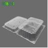 China Customizable Disposable Fruit Plastic Container Transparent With Vented Lid wholesale