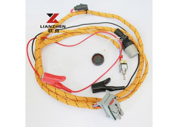 CAT Engine Wiring Harness / Caterpillar Engine Parts C6.4 With PVC Nylon Line