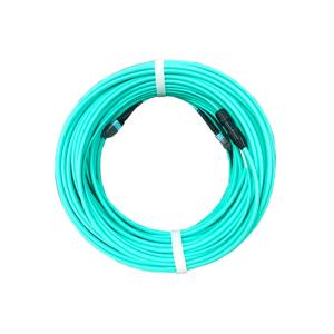 China 5.0mm Custom Length 300 OM3 MPO Cable Multimode Fiber Optic Patch Cord supplier