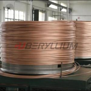 China Td01 C17200 Beryllium Copper Wire CDA 172 1/4 Hard Fine For Welding Electrode supplier
