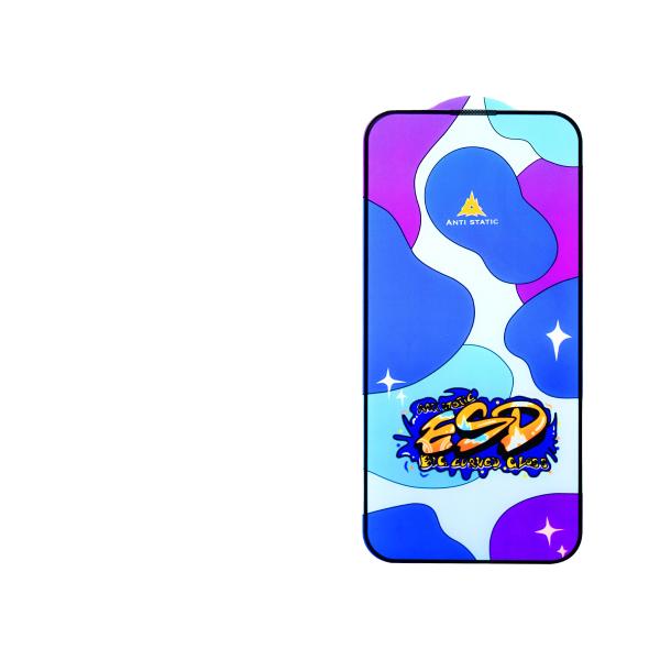 China Iphone 14 Pro Dust Proof Screen Protector ESD Full Glue 0.4mm wholesale