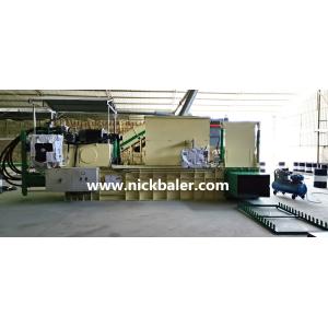China Baling press for wood shaving straw rice husk compactor in PLC control system wholesale