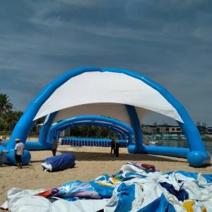 China Pvc Tarpaulin Waterproof Advertising Inflatable Tent Car Show Large Tent For Rental supplier