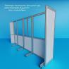 China Panneau à manche télescopique Dernier panneau de fermeture Partition murale mobile pour personnalisation de porte wholesale