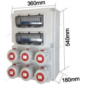 China Combined Industrial Socket IP66 32A Weatherproof Distribution Box supplier