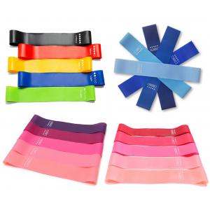 China 5 Pieces Suit Elastic Mini Yoga Resistance Rubber latex silicone tpe  Bands supplier