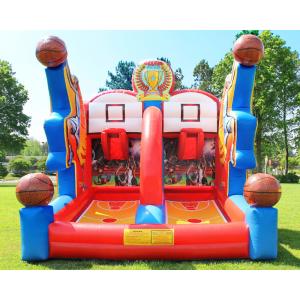 Shooting Stars Basketball Inflatable Target Bounce House Interactive Sports Structure
