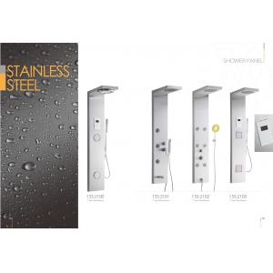 Star Rated Hotels Commercial Stainless Steel Shower Panels , Corner Shower Panel