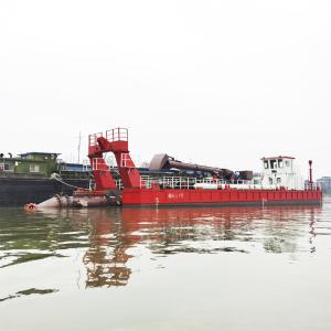 China Powerful Diesel Engine Cutter Head River Dredger With Square Shape Up To 3000m Discharge Distance wholesale