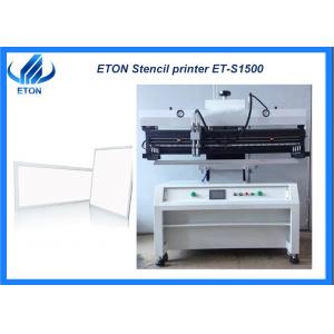 China SMT Stencil Printer for LED Lighting Panel Tube Max 1500*300mm Lighting PCB supplier