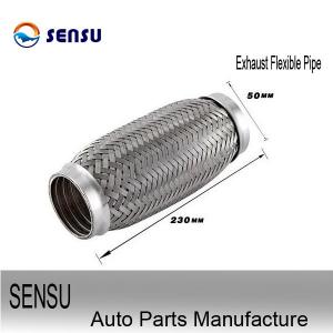 OEM Universal Car 201SS 1.75 Flexible Exhaust Pipe Braided Flex Exhaust Pipe