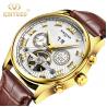 Business Mechanical Skeleton Watch Power Reserve Automatic Skeleton Watches