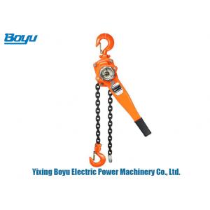 Lifting Height 1.5m Manual Chain Block Alloy Steel Ratchet Lever Chain Hoist