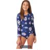 Summer Two-pieces Women Long-sleeved Printed Geometry splicing sunscreen split
