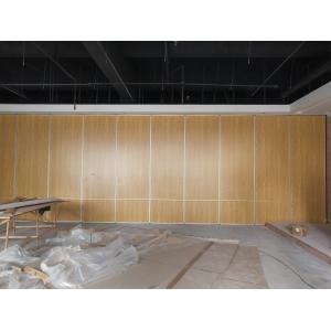 China Multi Color Restaurant Partition Wall System With Aluminium Trolley Sliding Folding Doors supplier