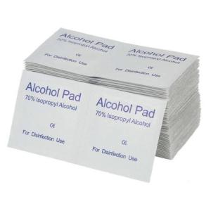 Medical Non Woven Plain Alcohol Prep Pads Custom 70% Isopropyl Alcohol Cleaning Pads