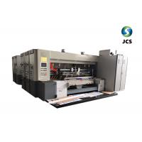 China Two Color Flexo Printing, Die Cutting And Stacker Machine for sale