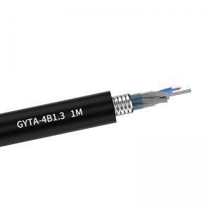 24 Core Armoured Fiber Optic Cable Single Mode GYTA Aerial Fiber Cable