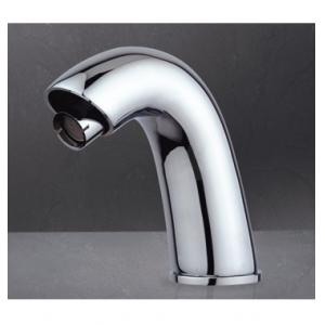 Modern Brass Waterfall Automatic Sensor Faucet / 0.5mW CE Lavatory Faucet