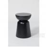Modern Shape Marble Stone Coffee Table , Stone Side Table In Black Color For