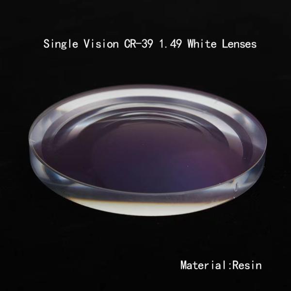 CR-39 1.49 Single Vision HC UC Optical Lens White Resin  Single Vision Lenses Tagged 