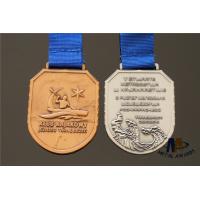 Antique Plating Embossed Custom Engraved Medals Iron Material Durable