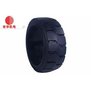 355 65-15 Solid Rubber Forklift Tires 810x810x302mm Size 6.50 Rim