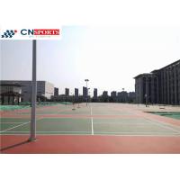 China Buffering 1.12MPa Tennis Court Flooring Silicon Polyurethane on sale