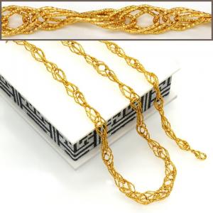 China New Trendy Big Size Chunky Link Chain Women/ Men Necklaces & bangle jewelry set 18K Real G supplier