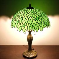 China Restaurant Stained Glass Reading Table Lamp Hotel Bedroom Living Room Beside Modern Luxury Stained Glass Table Lamp on sale