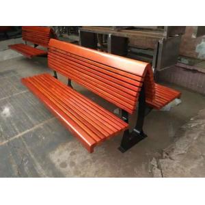 Modern Leisure Wooden Bench Chair Outdoor Furniture Long Lifespan