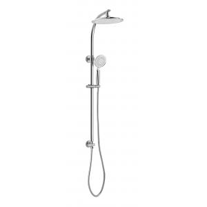 Contemporary Exposed Brass Shower Column Set 2 Functions  Anti Corrosion