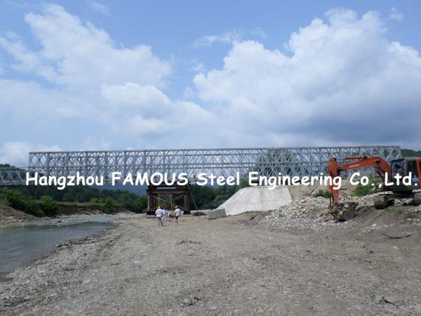 Truss Span Steel Girder Bridge Construction Composite Railway Bridges Train