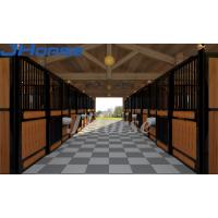 China Horse Stable Stall Fronts Door and Side Panels with bamboo wood on sale